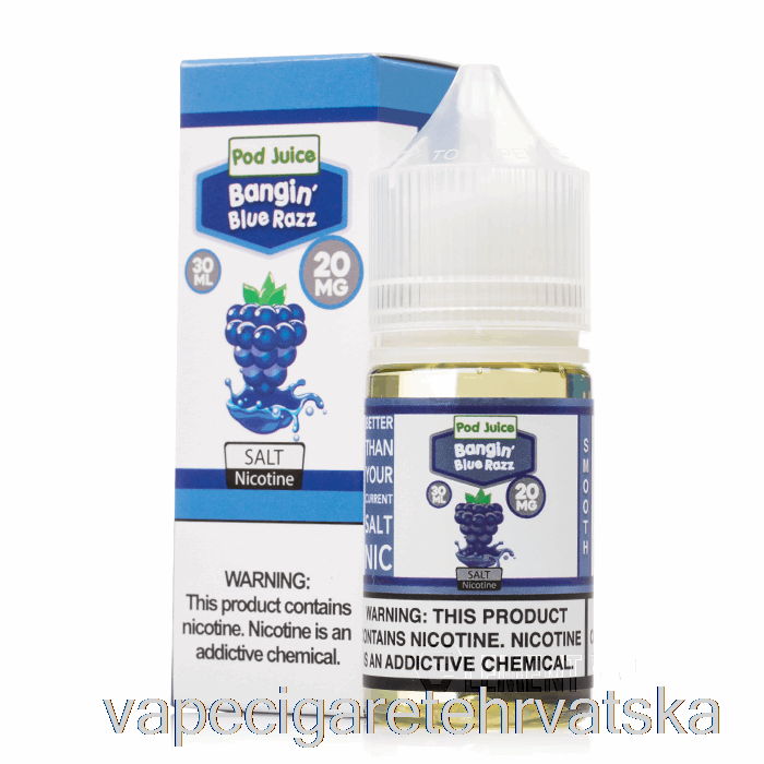 Vape Cigarete Bangin Blue Razz - Mahuna Sok - 30ml 55mg